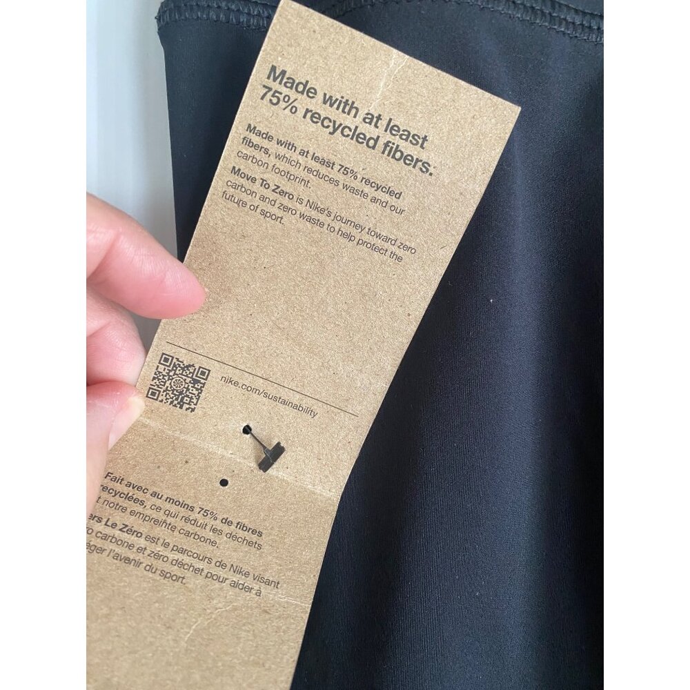 size XL NWT Nike Women's Yoga Black 7/8" High Rise tight fit Legging (DJ0801-010 - Picture 9 of 12